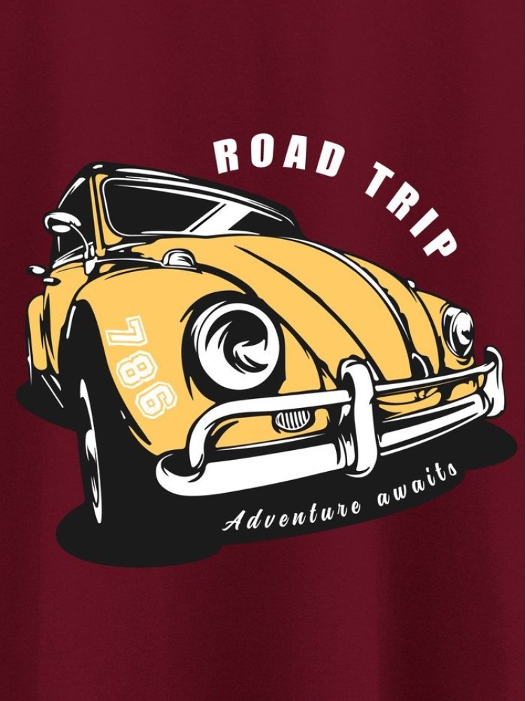 Road Trip Half Sleeve T-shirt for Men
