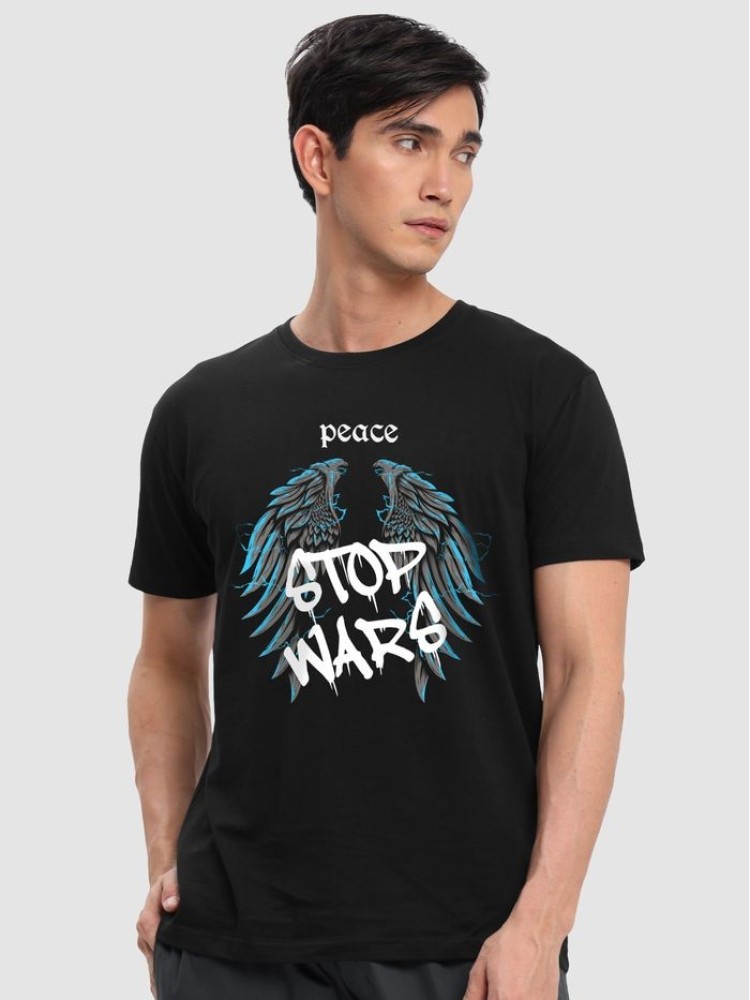 Stop Wars Half Sleeve T-shirt for Men