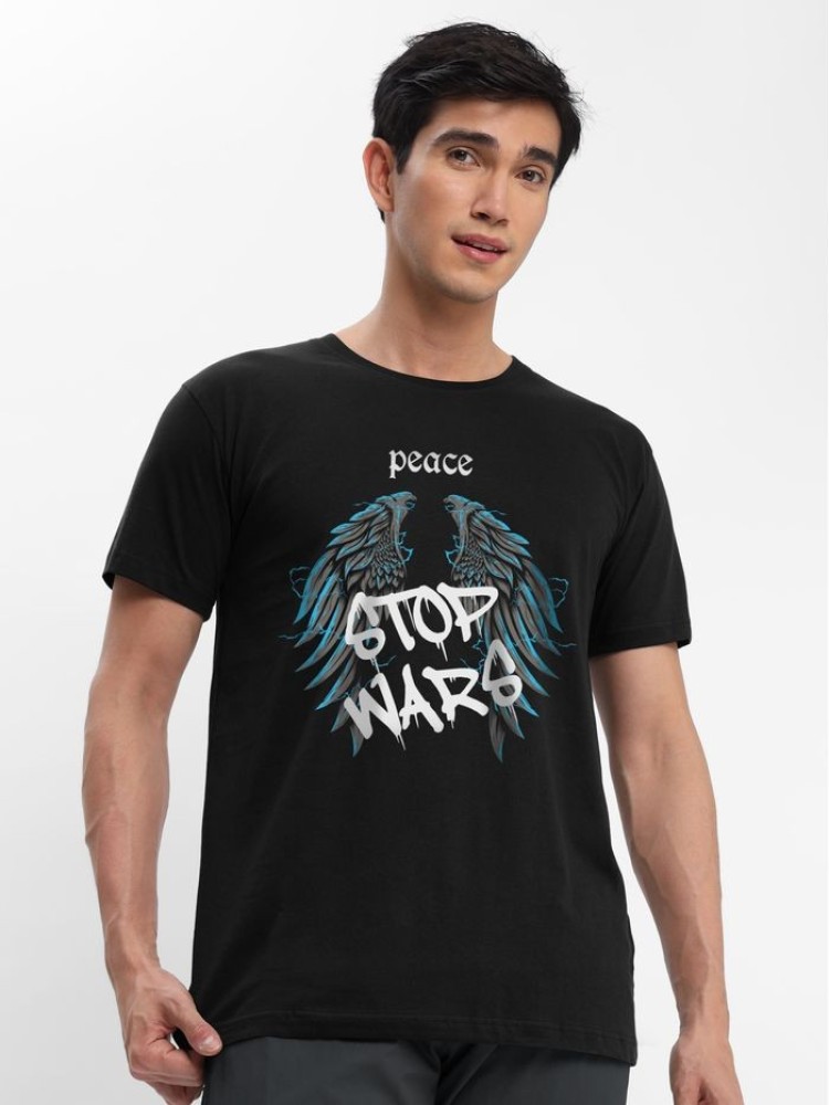 Stop Wars Half Sleeve T-shirt for Men