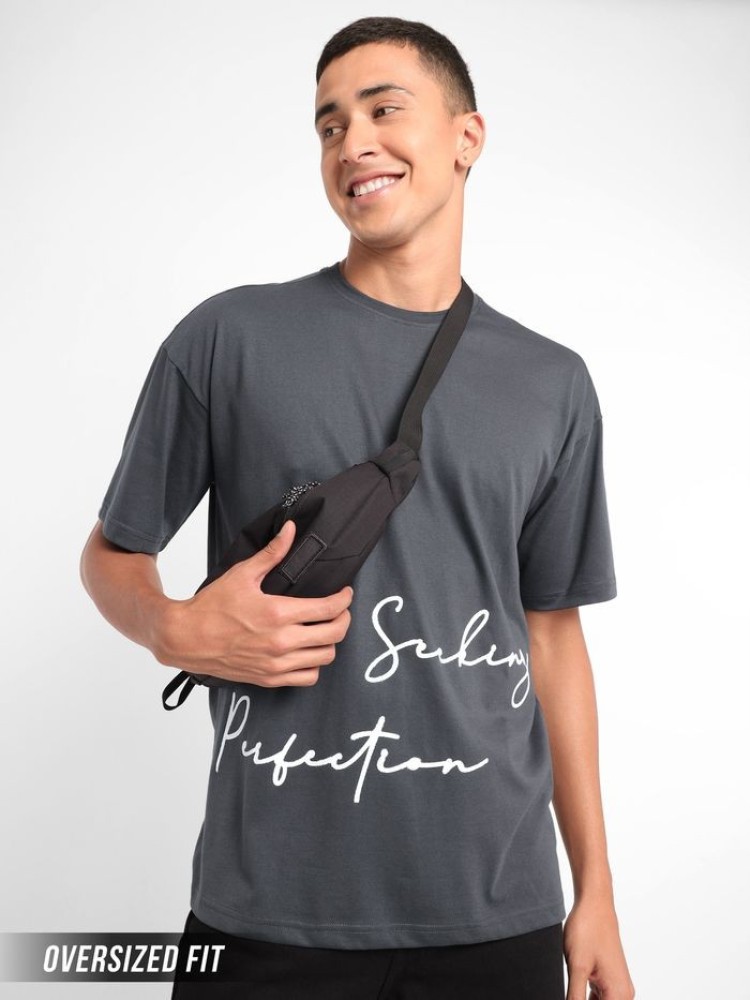 Seeking Perfection Printed Oversized T-shirt for Men
