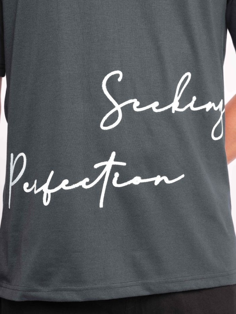 Seeking Perfection Printed Oversized T-shirt for Men