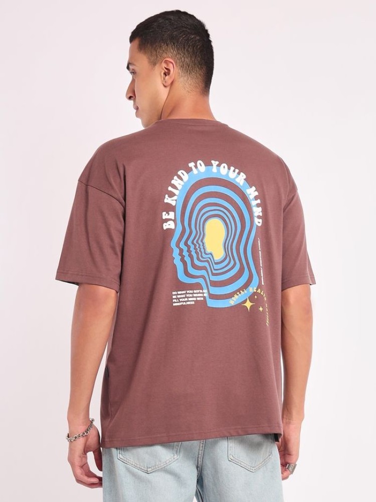 Be Kind Printed Oversized T-shirt for Men