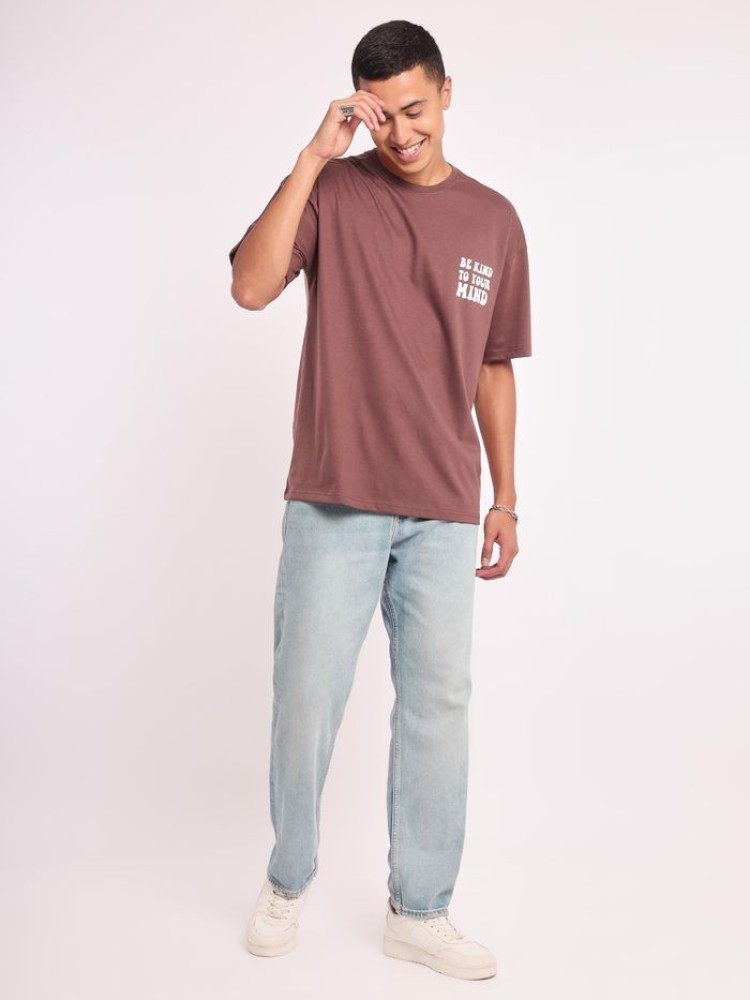 Be Kind Printed Oversized T-shirt for Men