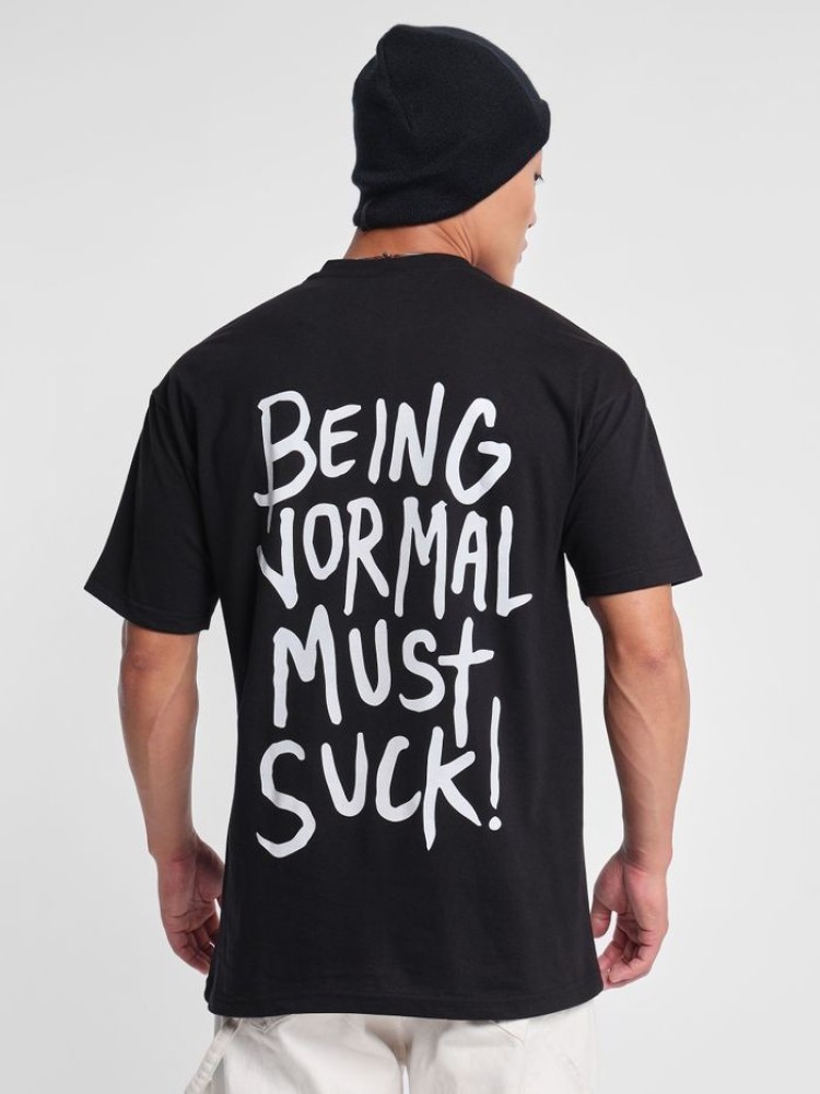 Being Normal Printed Oversized T-shirt for Men