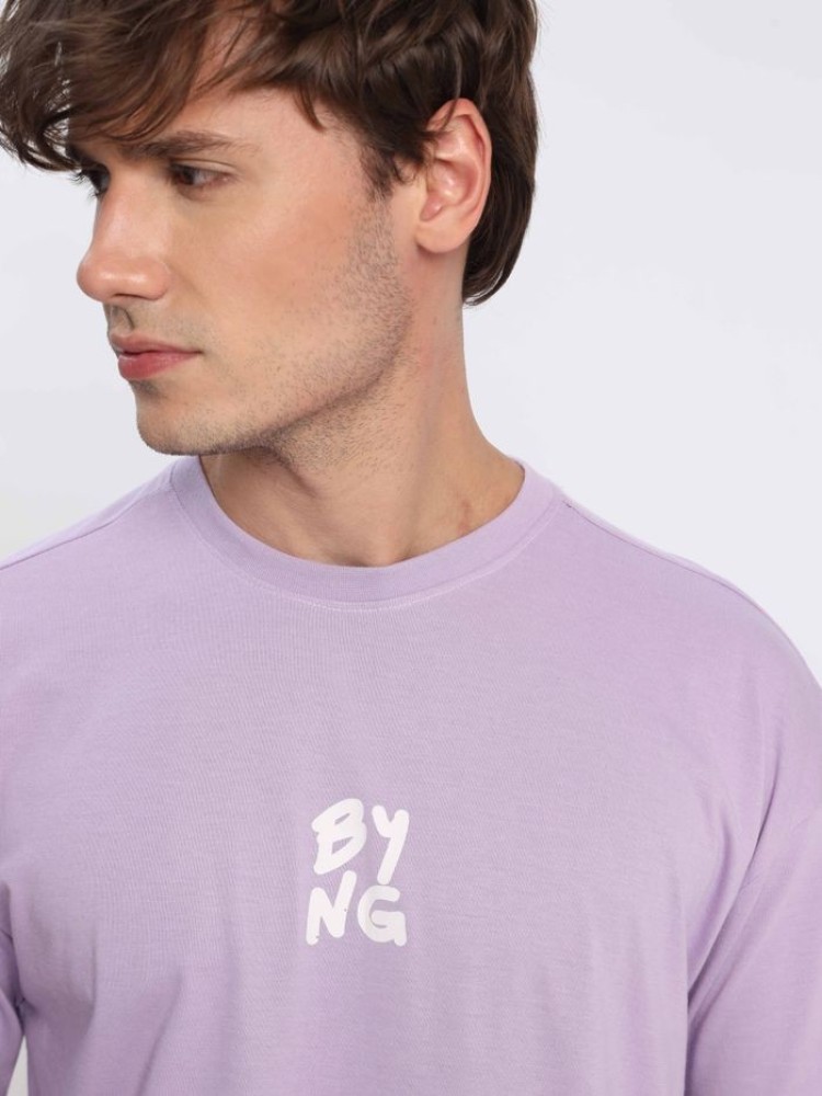 BYNG Printed Oversized T-shirt for Men