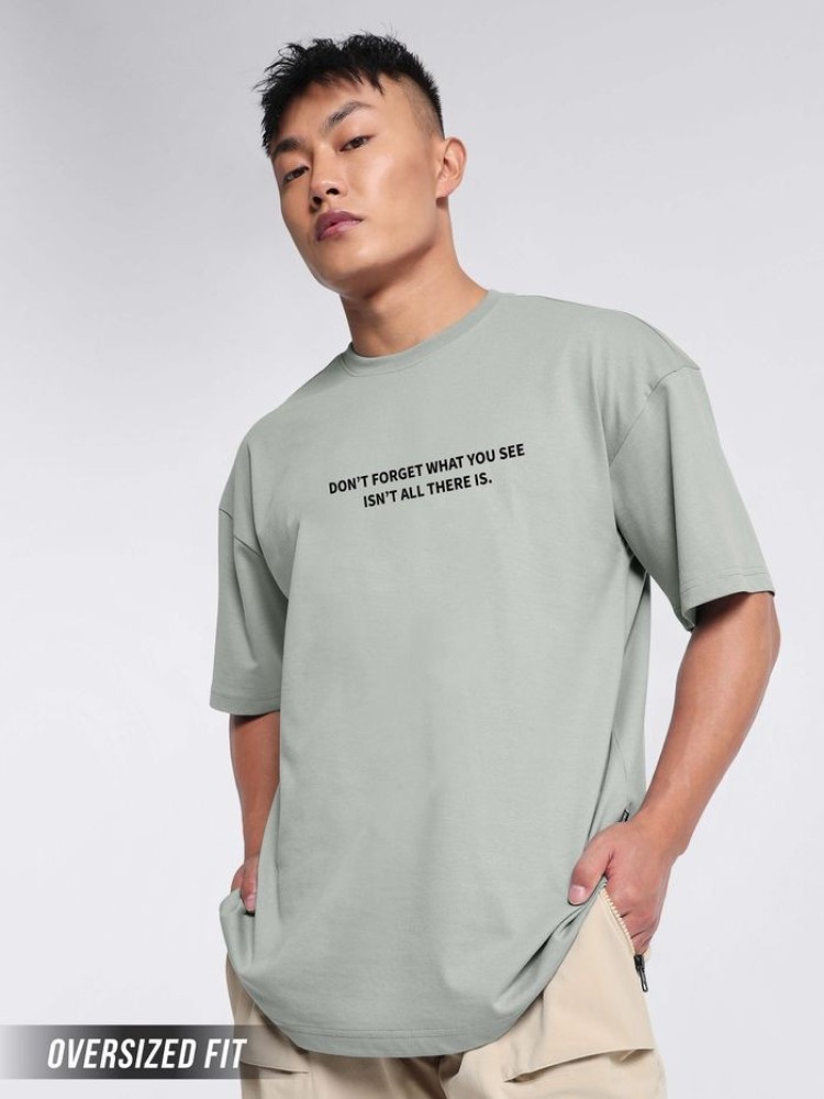 Don't Forget Printed Oversized T-shirt for Men