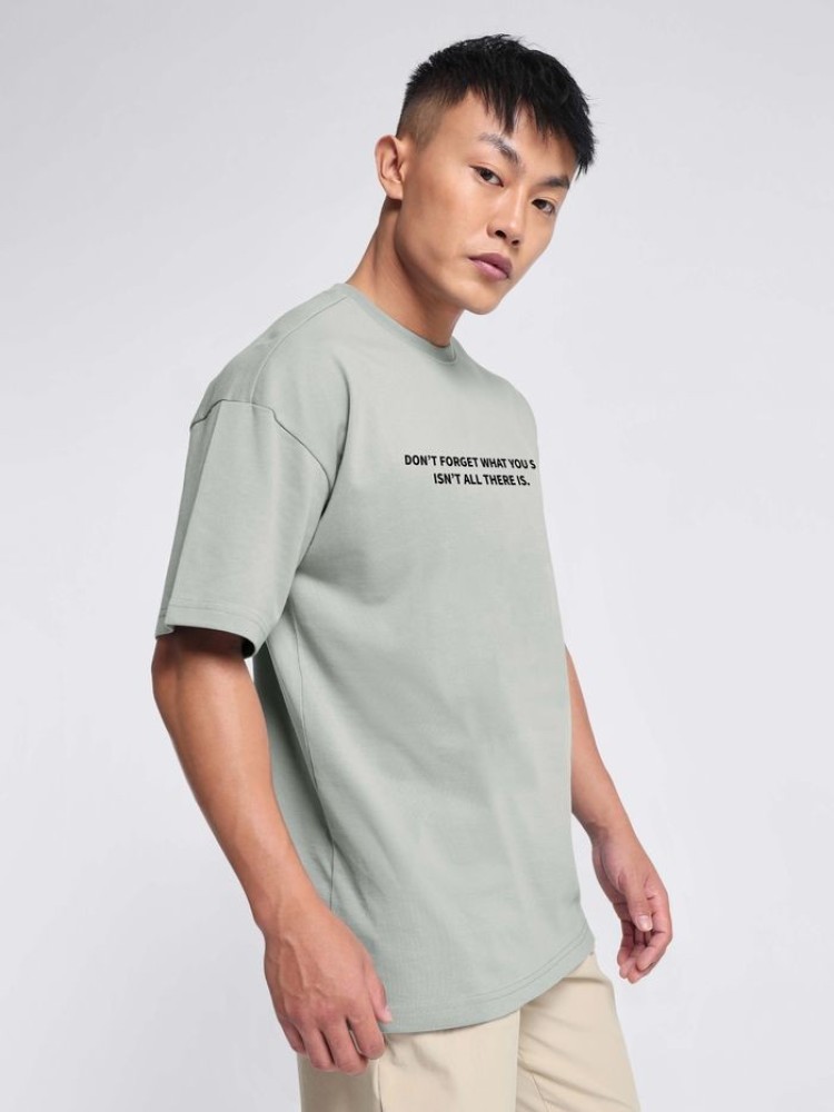 Don't Forget Printed Oversized T-shirt for Men