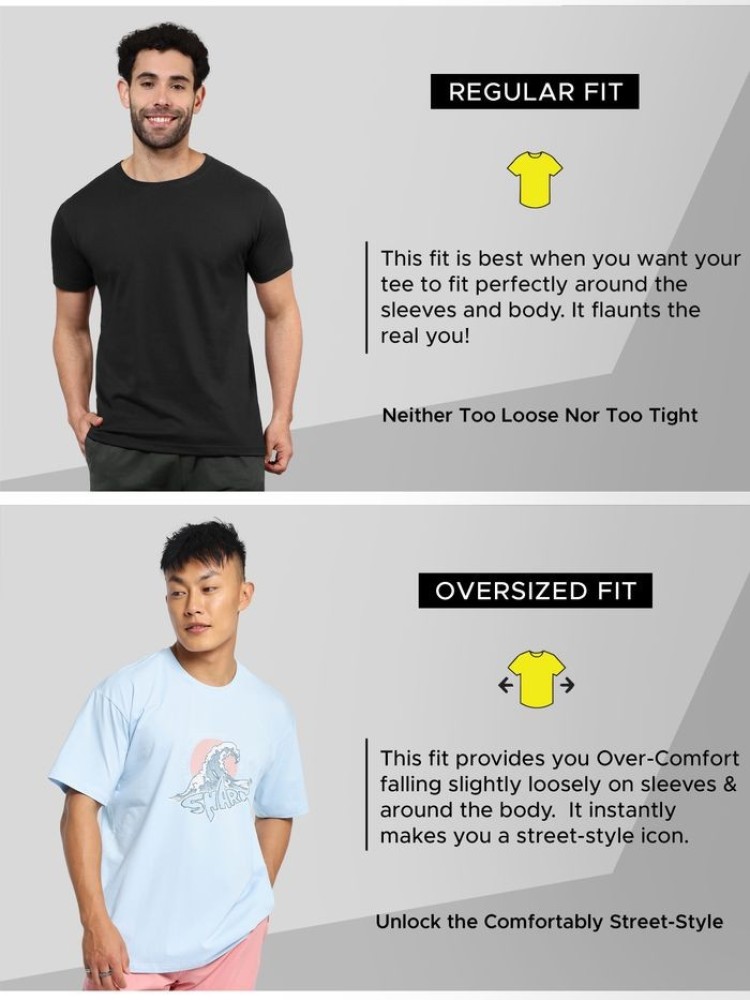 Shark Printed Oversized T-shirt for Men