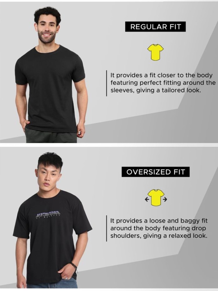Metaverse Printed Oversized T-shirt for Men