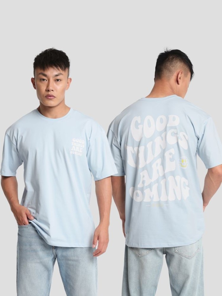 Good Things Printed Oversized T-shirt for Men