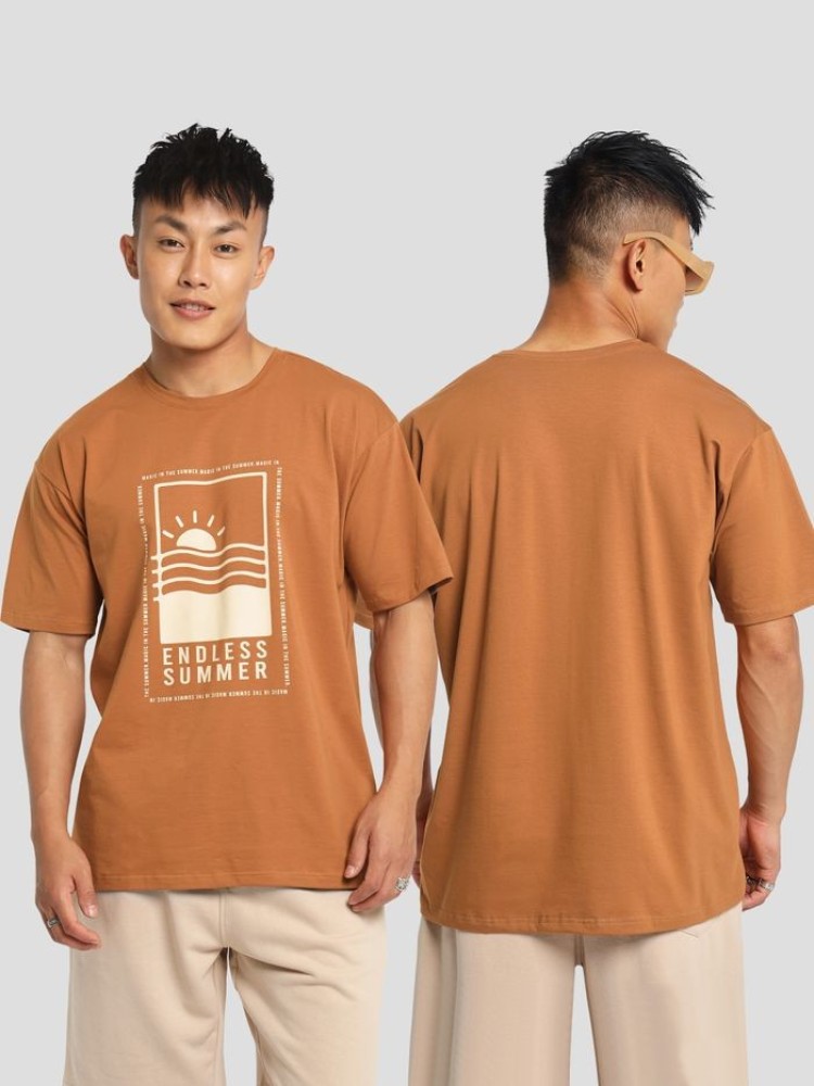 Endless Summer Printed Oversized T-shirt for Men