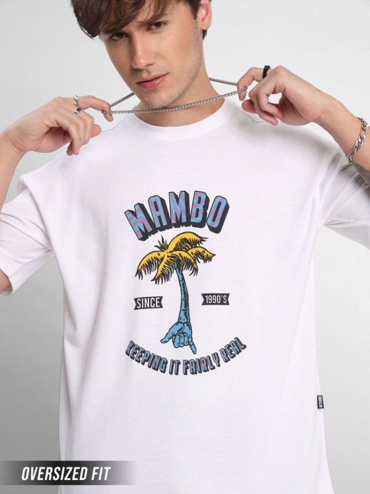 Mambo Printed Oversized T-shirt for Men