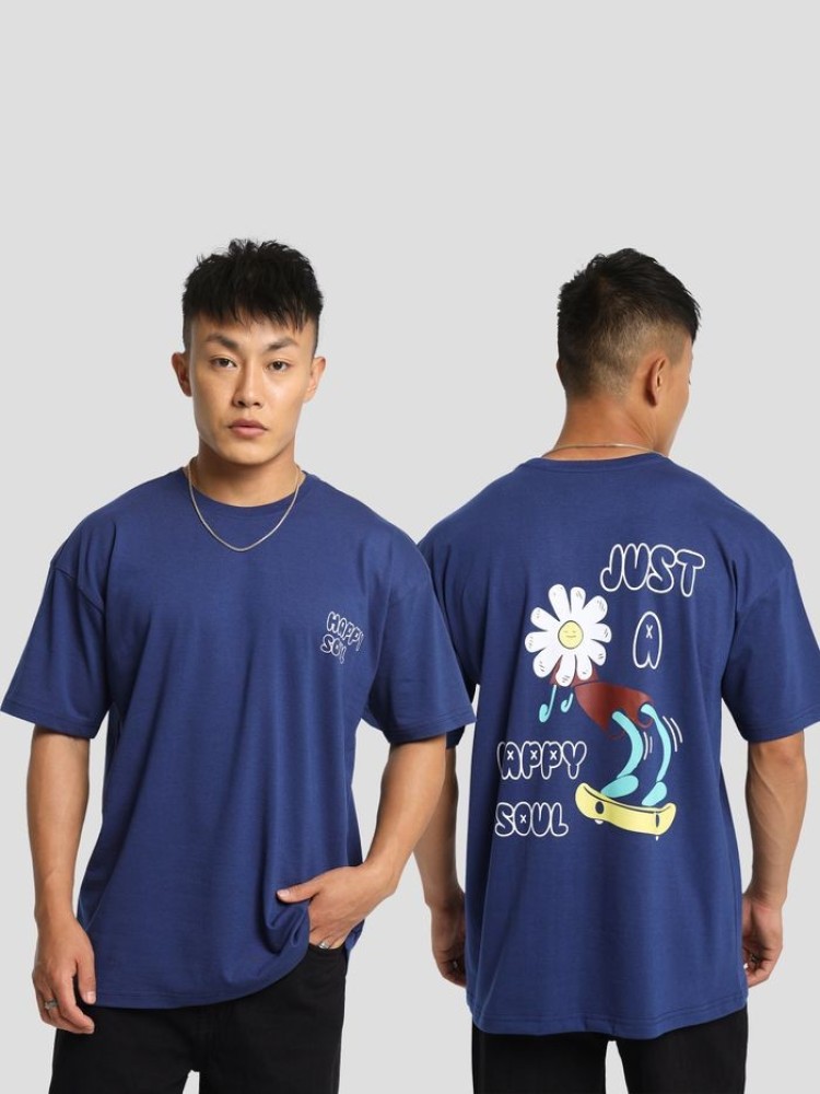 Happy Soul Printed Oversized T-shirt for Men