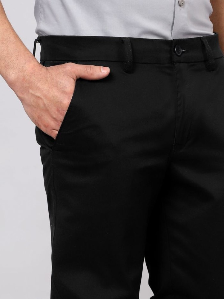 Rich Black Chinos for Men