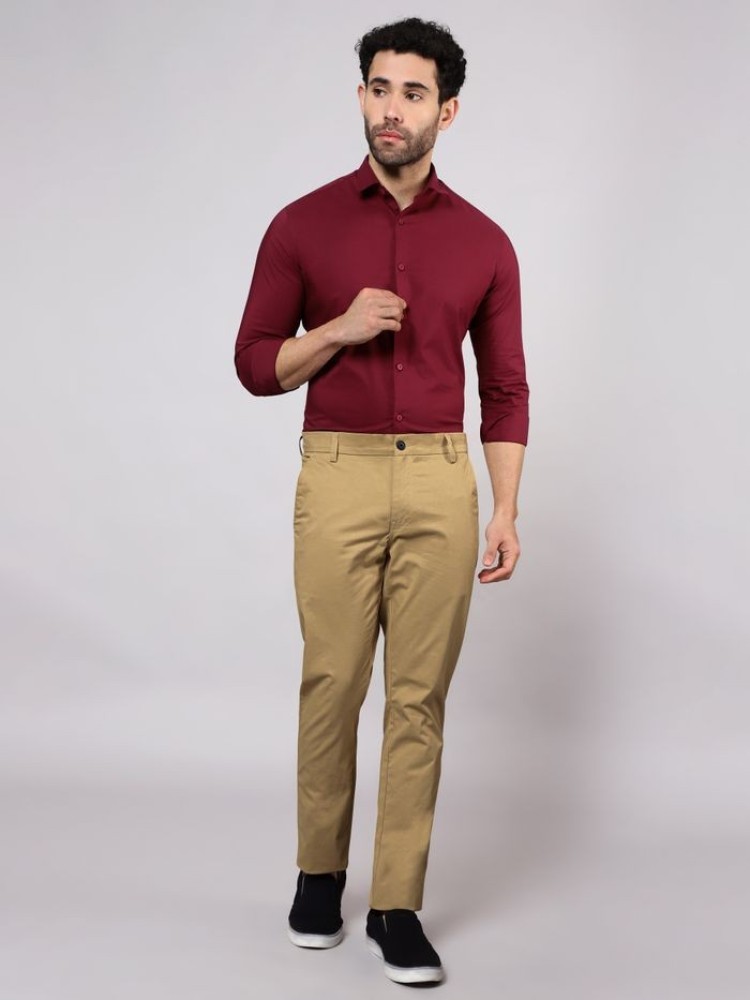 Sand Brown Chinos for Men