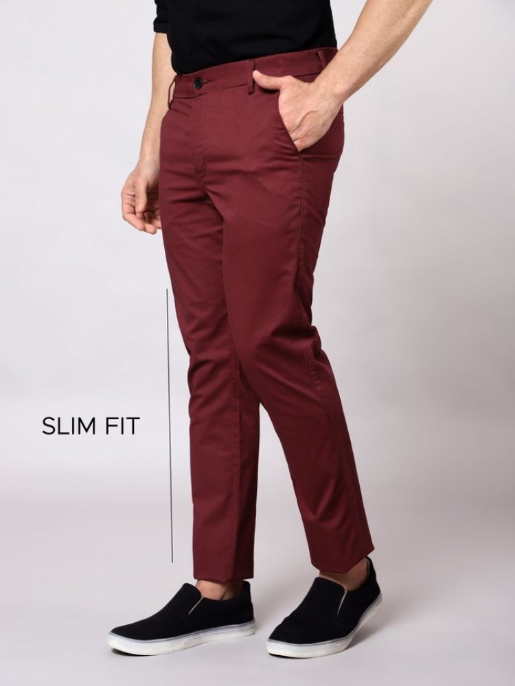Red Wine Chinos for Men