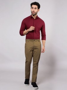 Wood Brown Chinos for Men