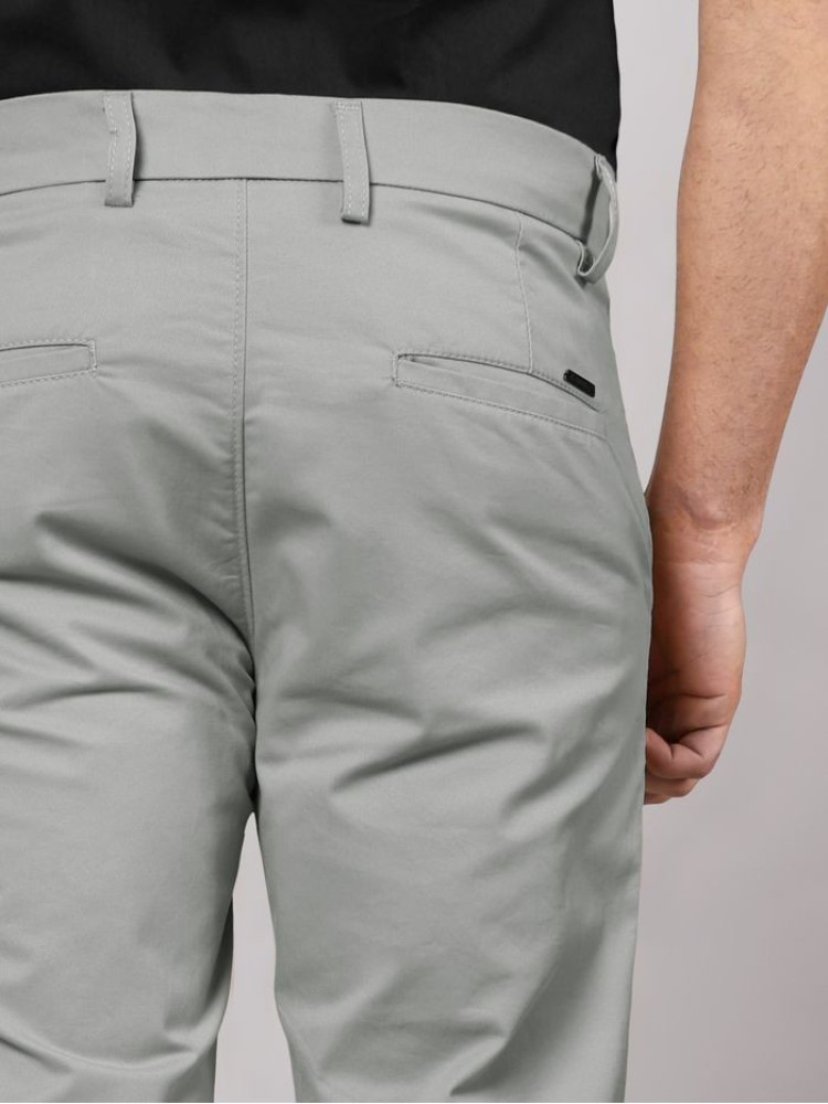 Space Grey Chinos for Men