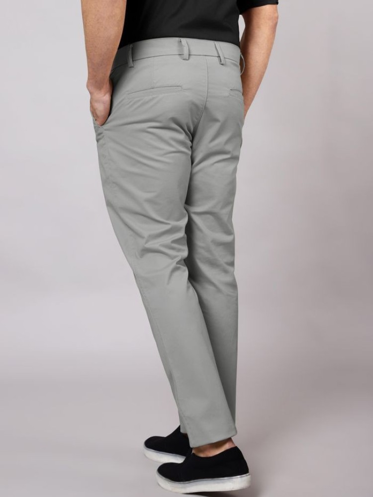 Space Grey Chinos for Men