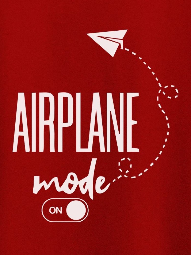 Airplane Mode On T-shirts for Men