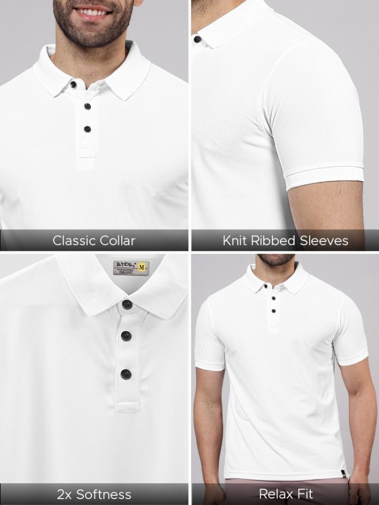 Classic White Mens Polo T-shirt