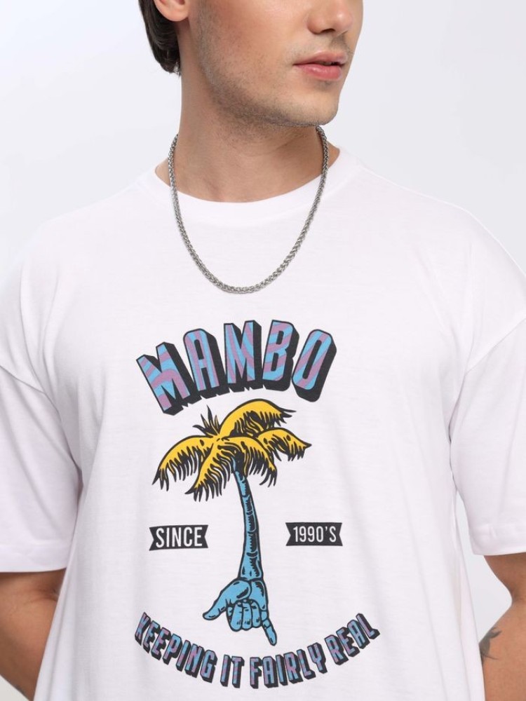 Mambo Printed Oversized T-Shirts for Mens