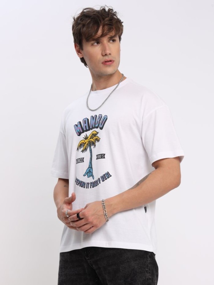 Mambo Printed Oversized T-Shirts for Mens