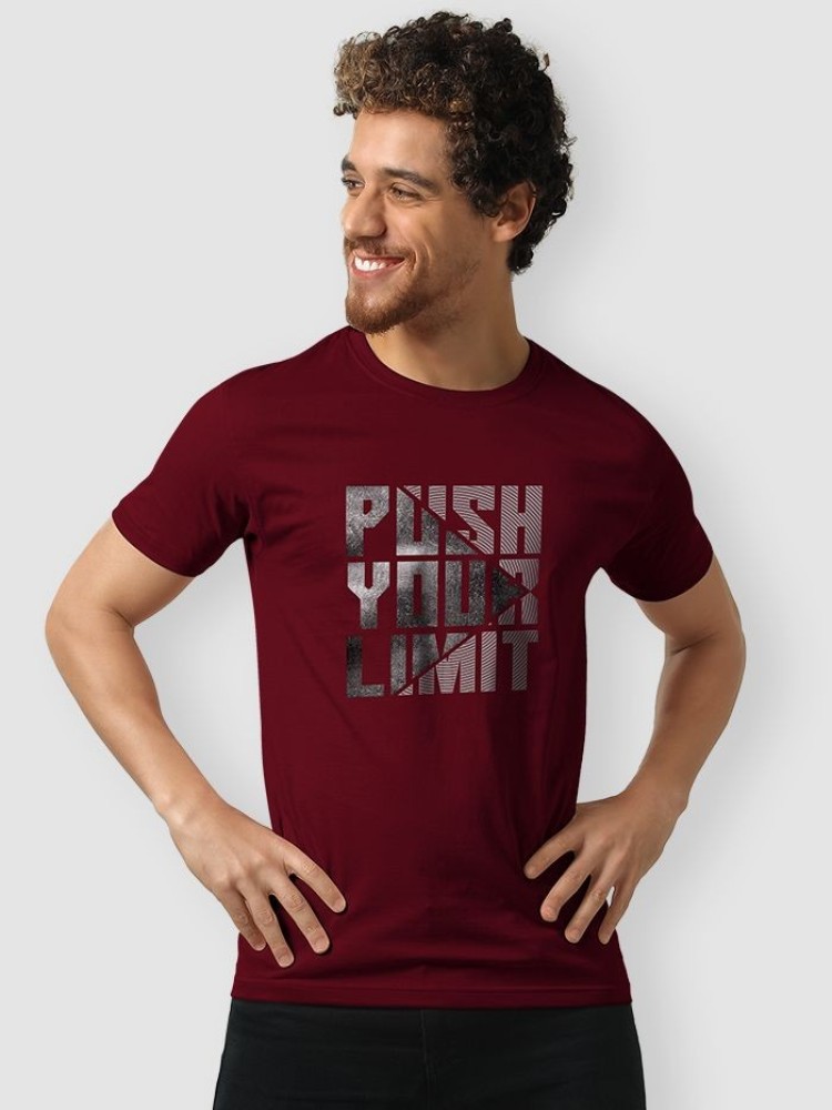 Push Your Limit Printed T-shirts For Men