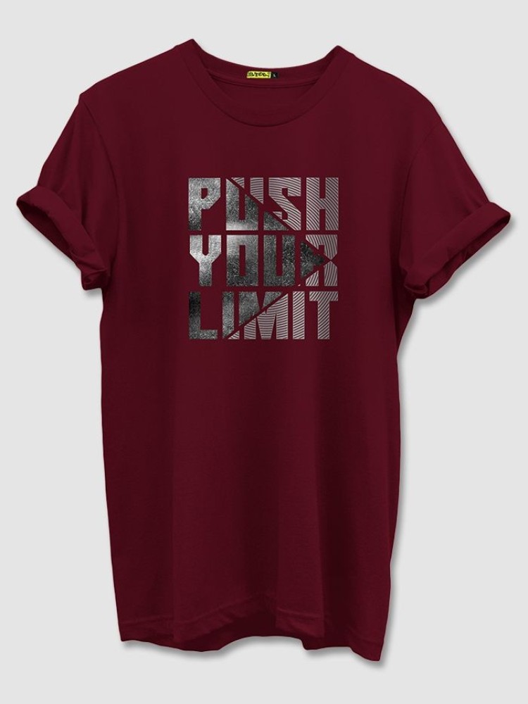 Push Your Limit Printed T-shirts For Men