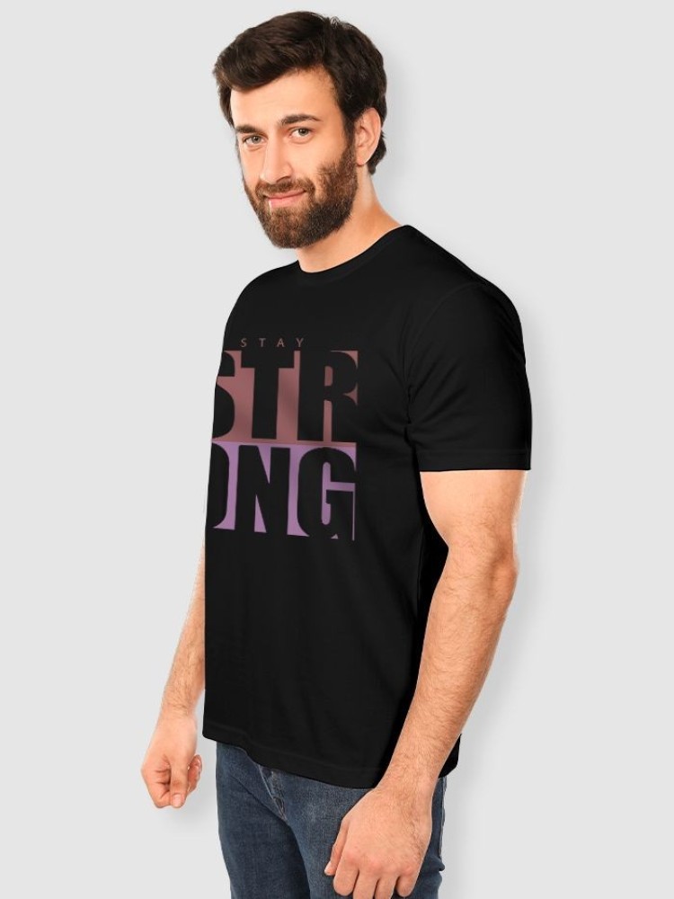 Stay Strong Half Sleeve T-shirt for Men