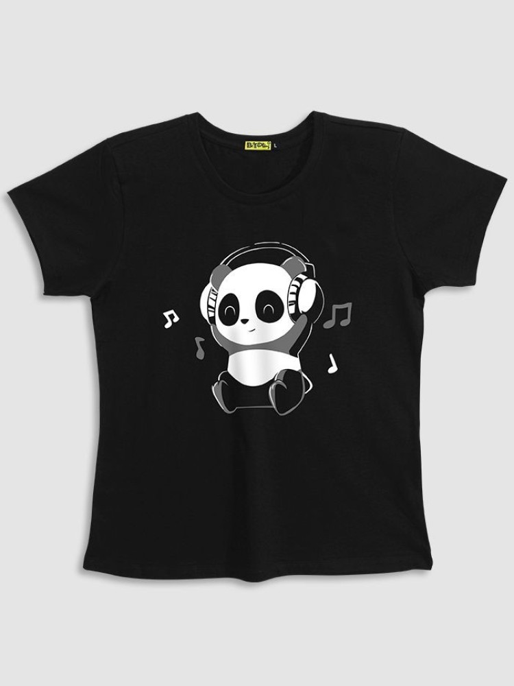 Music Panda T-shirts for Girls