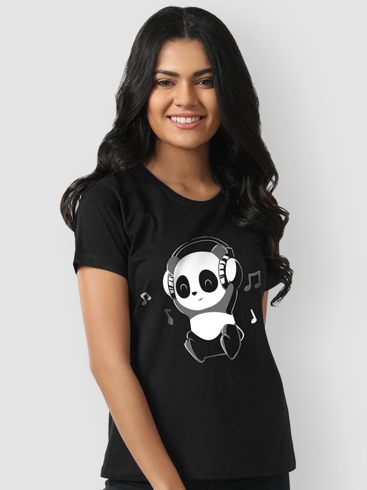 Music Panda T-shirts for Girls