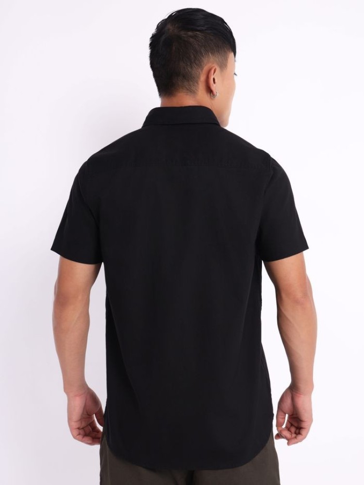 Black Oxford Shirt for Men