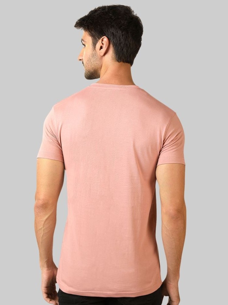 Plain T-shirts Combo White And Rose Pink